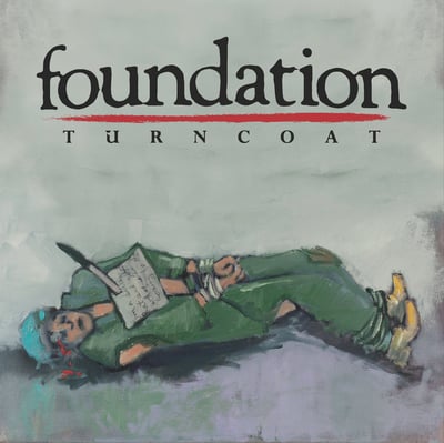 Foundation - Turncoat (Closed Casket Activities, CCA140) · LP · Green and Violet Mix w/ Silver Splatter · M/M · Reissue, Repress