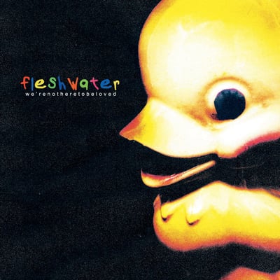 Fleshwater - We're Not Here To Be Loved (Closed Casket Activities, none) · LP · Yellow With Black And White Twist · M/M · Limited Edition, Repress