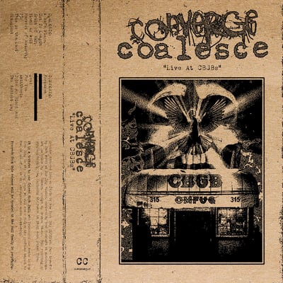Converge & Coalesce - Live At CBGB’s (Converge Cult, CONCULT009) · 2xLP · Clear Blue