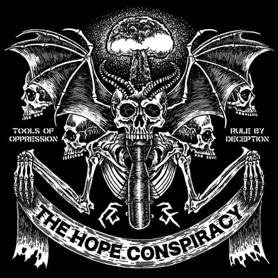 The Hope Conspiracy - Tools Of Oppression / Rule By Deception (Deathwish, DW248v-2) · LP · Yellow / Aqua Blue Mix · M/M