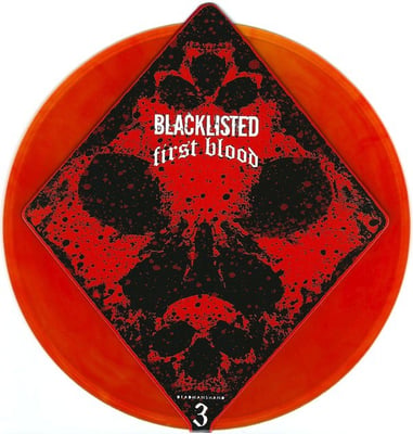 Blacklisted / First Blood - Blacklisted / First Blood (Deathwish, DW38.1) · 7" · Blue / Green · NM/NM