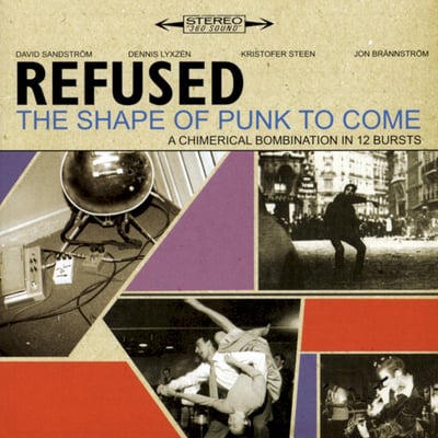 Refused - The Shape Of Punk To Come (A Chimerical Bombination In 12 Bursts) (Epitaph, 86981-1) · 2xLP + CD + DVD · Red Translucent · Limited Edition, Reissue, Remastered, Record Store Day, Deluxe Edition