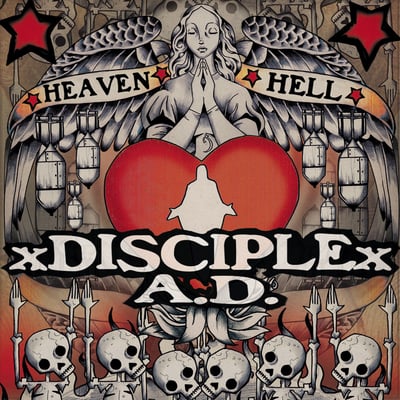 xDisciplex A.D. - Heaven And Hell (Facedown Records, FR013) · LP · Clear