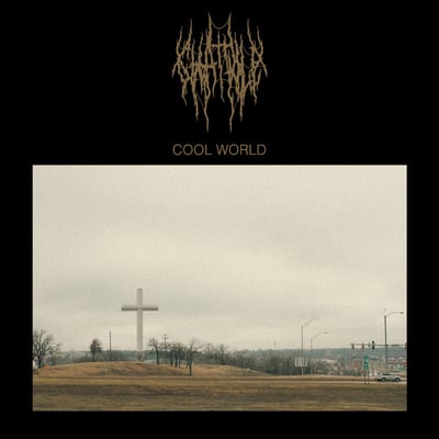 Chat Pile - Cool World (Flenser Records, FR164) · LP · Olive Green and Gold Merge with Baby Blue Splatter · M/NM · Limited Edition