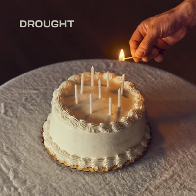 Drought - Drought EP (Iodine Recordings, IOD-65) · 7" · Candle Glow Amber · M/M