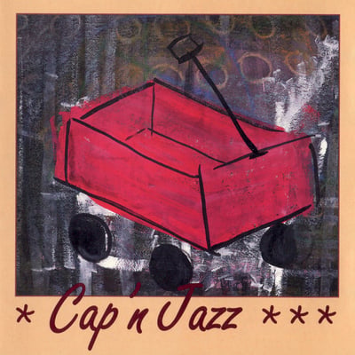 Cap'n Jazz - Burritos, Inspiration Point, Fork Balloon Sports, Cards In The Spokes, Automatic Biographies, Kites, Kung Fu, Trophies, Banana Peels We've Slipped On, And Egg Shells We've Tippy Toed Over (Shmap'n Shmazz) (Polyvinyl Record Company, PRC-502) · LP · Blue · M/M · Limited Edition, Reissue, Remastered