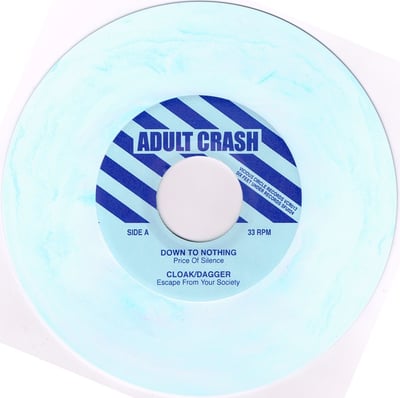 Various - Adult Crash (Six Feet Under Records, 024) · 7" · Blue