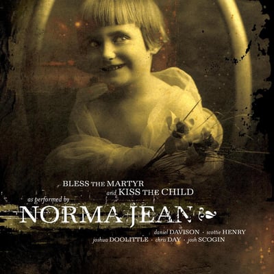 Norma Jean - Bless The Martyr And Kiss The Child (Solid State Records, 0488027297) · 2xLP · Black, White, & Gold A-side / B-side [Mycelium], 20th Anniversary Pressing · Reissue