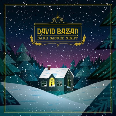 David Bazan - Dark Sacred Night (Suicide Squeeze, S150) · LP · Blue/White · Limited Edition