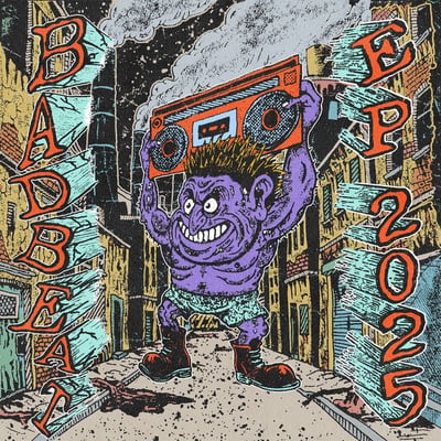 Bad Beat - EP 2025 (Total Supply, TSR-025) · 7" · Clear Orange with Blue Splatter · M/M