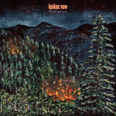 Broken Vow - Anthropocene (Triple-B Records, TBR-189) · 12" · Half Neon Orange / Half Neon Yellow w/ Blue Jay Splatter · M/M