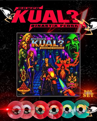 Grupo Kual? - BOX SET GRUPO KUAL? (Grow Disc, GROW-124) • 3x7" • M/M