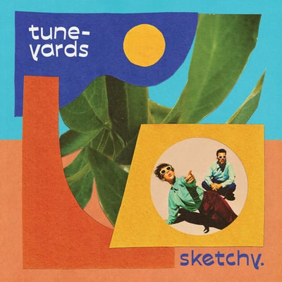 Tune-Yards - Sketchy. (4AD, 4AD0309LP) · LP · Yellow