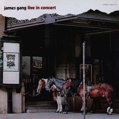 James Gang - Live In Concert (ABC Records, ABCX 733) · LP · Terre Haute Pressing · Repress