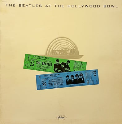 The Beatles - The Beatles At The Hollywood Bowl (Capitol Records, SMAS-11638) · LP · Monarch Press, Embossed Gatefold
