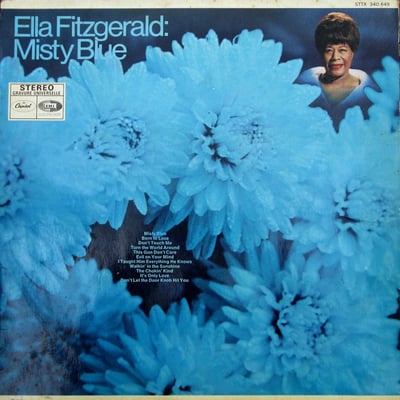 Ella Fitzgerald - Misty Blue (Capitol Records, SY-4668) · LP · Reissue