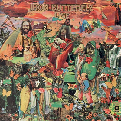 Iron Butterfly - Live (ATCO Records, SD 33-318) · LP · Monarch Pressing