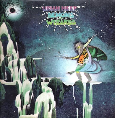 Uriah Heep - Demons And Wizards (Bronze, ILPS 9193) · LP · Gatefold · Repress