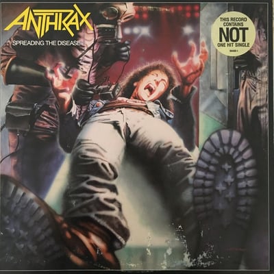 Anthrax - Spreading The Disease (Island Records, A1-90480) · LP · Club Edition