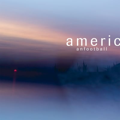 American Football - American Football (Polyvinyl Record Company, PRC-025LP) · LP · Blue Transparent [Clear w/ Blue Smoke], 180g · Reissue