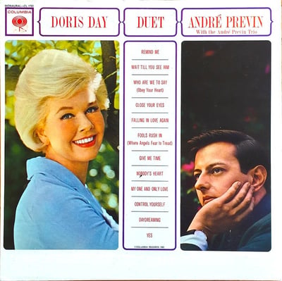 Doris Day And André Previn With The André Previn Trio - Duet (Columbia, CL 1752) · LP