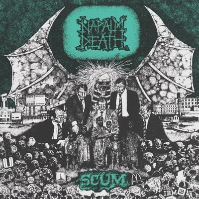 Napalm Death - Scum (Earache, MOSH003FDRUS) · LP · Reissue, Remastered, Repress