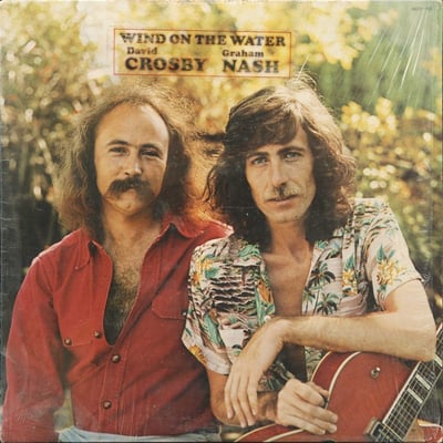 Crosby & Nash - Wind On The Water (ABC Records, ABCD-902) · LP · Terre Haute Pressing