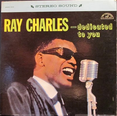 Ray Charles - ...Dedicated To You (ABC-Paramount, ABC-355) · LP