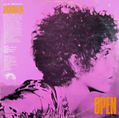 Julie Driscoll, Brian Auger & The Trinity - Open (ATCO Records, SD 33-258) · LP · Monarch Pressing