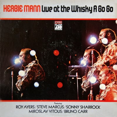 Herbie Mann - Live At The Whisky A Go Go (Atlantic, SD 1536) · LP