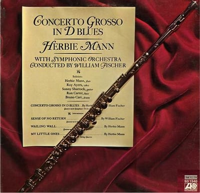 Herbie Mann - Concerto Grosso In D Blues (Atlantic, SD 1540) · LP · PR Presswell Pressing