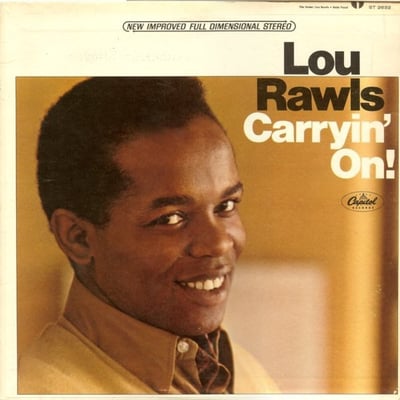 Lou Rawls - Carryin' On! (Capitol Records, ST-2632) · LP · Scranton Pressing