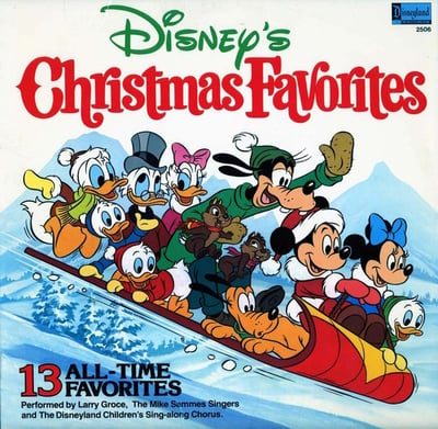 Larry Groce , Mike Sammes Singers And The Disneyland Children's Sing-Along Chorus - Disney's Christmas Favorites (Disneyland, 2506) · LP