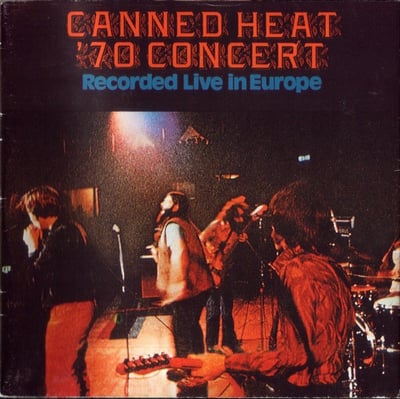 Canned Heat - Recorded Live In Europe (United Artists Records, UAS-5509) · LP · Gatefold, Terre Haute Pressing
