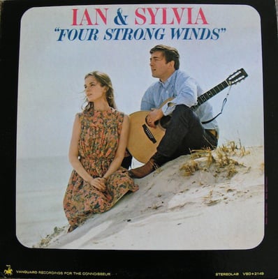 Ian & Sylvia - Four Strong Winds (Vanguard, VSD-2149) · LP · Pitman Pressing, Orange Labels · VG+/VG · Reissue