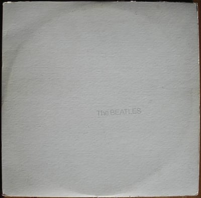 The Beatles - The Beatles (Capitol Records, SWBO 101) • 2xLP • titles on record label oriented to the left, Capitol in green lettering