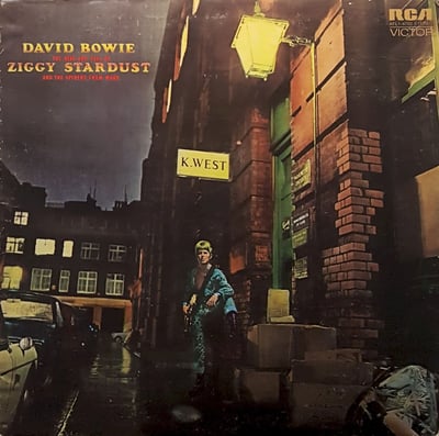 David Bowie - The Rise and Fall of Ziggy Stardust and the Spiders From Mars (RCA Victor, AFL1-4702) • LP