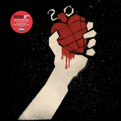 Green Day - American Idiot (Reprise Records, 093624862734) • 2xLP • red and black splatter