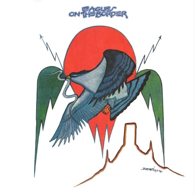 Eagles - On The Border (Asylum Records, 7E-1004) · LP · Santa Maria Pressing · Media G