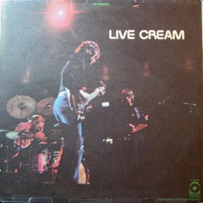 Cream - Live Cream (ATCO Records, SD 33-328) · LP · Presswell Pressing · Club Edition