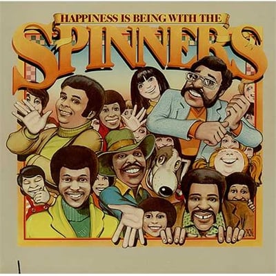 Spinners - Happiness Is Being With The Spinners (Atlantic, SD 18181) · LP · PR · Media G