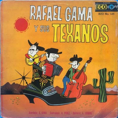 Rafael Gama Y Sus Texanos - Al Puro Taconazo (Azteca, AM 8052) · LP