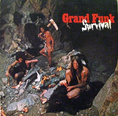 Grand Funk Railroad - Survival (Capitol Records, SW-764) · LP · Winchester Pressing, Red Labels · Media VG · Repress