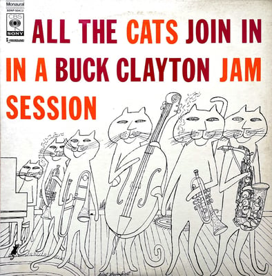 Buck Clayton - All The Cats Join In (A Buck Clayton Jam Session) (Columbia, CL 882) · LP · Media G