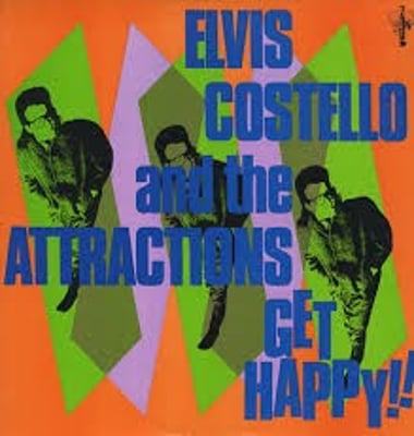 Elvis Costello & The Attractions - Get Happy!! (Columbia, JC 36347) · LP
