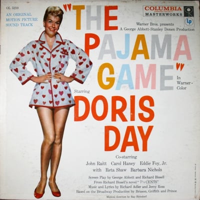 Doris Day , John Raitt , Eddie Foy, Jr. , Carol Haney - Original Motion Picture Sound Track "The Pajama Game" (Columbia Masterworks, OL 5210) · LP · Media F