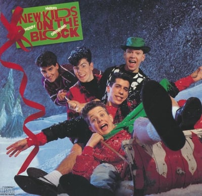 New Kids On The Block - Merry, Merry Christmas (Columbia, FC 45280) · LP · Carrollton pressing