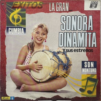 La Sonora Dinamita - La Gran Sonora Dinamita Y Sus Estrellas (Discos Fuentes, ECO-16117-4) · LP · Media VG