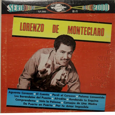 Lorenzo De Monteclaro - Adios Amor (DLV Musart, DLV-38) · LP