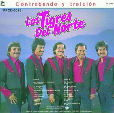 Los Tigres Del Norte - Contrabando Y Traicion (Fama, FAMA 528) · LP